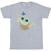 T-shirt enfant Disney The Mandalorian Butterfly Catching