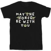 T-shirt enfant Disney The Mandalorian May The Force Be With You