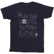 T-shirt enfant Disney The Mandalorian May The Force