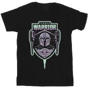 T-shirt enfant Disney The Mandalorian Fierce Warrior