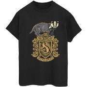 T-shirt Harry Potter Hufflepuff Sketch Crest