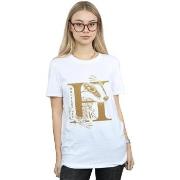 T-shirt Harry Potter Hufflepuff Glitter