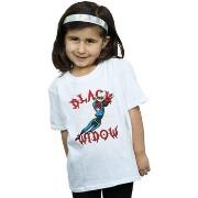 T-shirt enfant Marvel Black Widow Web