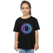 T-shirt enfant Marvel Black Widow Neon Logo