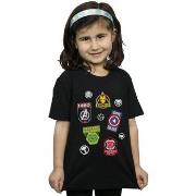 T-shirt enfant Marvel Avengers Hero Badges