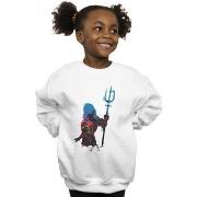 Sweat-shirt enfant Dc Comics Aquaman Battle Silhouette