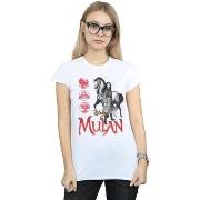 T-shirt Disney Mulan Movie Horse Pose