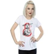 T-shirt Disney The Last Jedi Roll With It