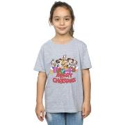 T-shirt enfant Disney Mickey Mouse And Friends Christmas