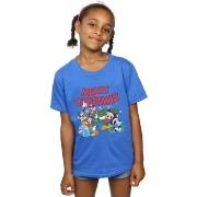 T-shirt enfant Disney Mickey And Friends Winter Wishes