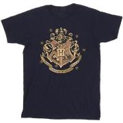T-shirt Harry Potter Gold Hogwart Crest