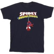 T-shirt enfant Marvel Spider-Man Hanging Upside Down