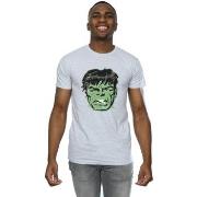 T-shirt Marvel Incredible Hulk Distressed Face