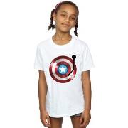 T-shirt enfant Marvel Captain America Turntable