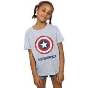 T-shirt enfant Marvel Captain America Shield Text