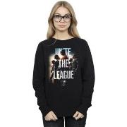 Sweat-shirt Dc Comics Justice League Movie Unite The League