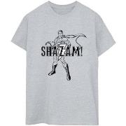 T-shirt Dc Comics Shazam Outline