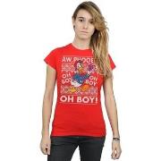 T-shirt Disney Donald Duck Christmas Fair Isle