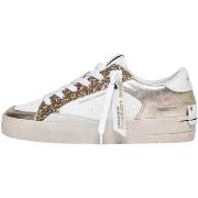 Baskets Crime London sneakers Sk8 deluxe paillettes or