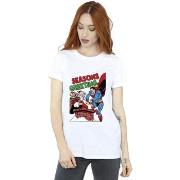 T-shirt Dc Comics Superman Santa Comic