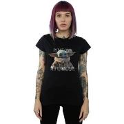 T-shirt Disney The Mandalorian Keep Looking Cute