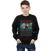 Sweat-shirt enfant Dc Comics Joker And Harley Quinn Ha Ha Happy Holida...