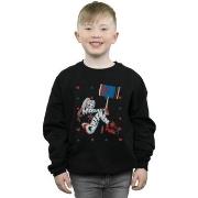 Sweat-shirt enfant Dc Comics Harley Quinn Playing Card Suit