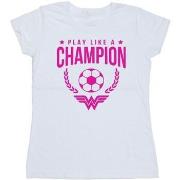 T-shirt Dc Comics Wonder Woman Play Like A Champion