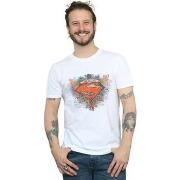 T-shirt Dc Comics Superman Wings Shield
