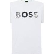 T-shirt BOSS T-SHIRT TEE 3 BLANC EN JERSEY DE COTON AVEC LOGO IMPRIM