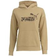 Sweat-shirt Puma Sweat à Capuche Swea W Ess+ani Hdy Tr