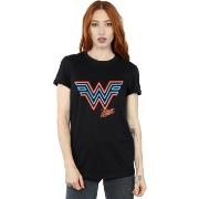 T-shirt Dc Comics Wonder Woman 84 Neon Emblem