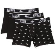 Boxers Lacoste LOT DE 3 BOXERS COURTS NOIRS EN JERSEY DE POLYESTER