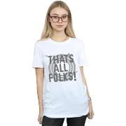 T-shirt Dessins Animés That's All Folks