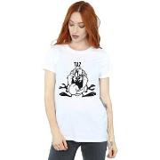 T-shirt Dessins Animés Taz Large Head