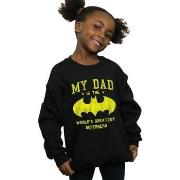 Sweat-shirt enfant Dc Comics Batman My Dad Is A Superhero