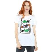 T-shirt Dc Comics Chibi Joker Playing Card