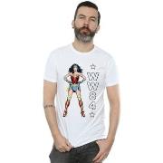 T-shirt Dc Comics Wonder Woman 84 Standing Logo