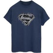 T-shirt Dc Comics Superman Logo Sketch