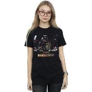 T-shirt Disney The Mandalorian Child On Board