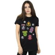 T-shirt Marvel Avengers Hero Badges