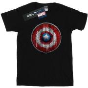 T-shirt Marvel Captain America Wooden Shield