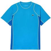 T-shirt Lacoste T-SHIRT HOMME TENNIS EN PIQUÉ INDEMAILLABLE BLEU