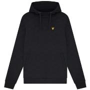 Sweat-shirt Lyle &amp; Scott SWEAT A CAPUCHE CONTAINER NOIR