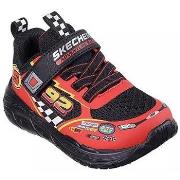 Baskets enfant Skechers BASKETS SKECH TRACKS ROUGE ET NOIR