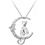 Collier Sc Crystal BS1542-ARGENT-CRYS