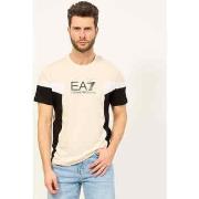 T-shirt Emporio Armani EA7 T-shirt à col rond Summer Block en coton