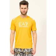 T-shirt Emporio Armani EA7 T-shirt ras du cou 7 Lines en tissu recyclé