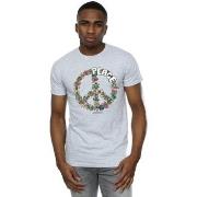 T-shirt Woodstock Floral Peace