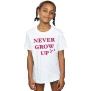 T-shirt enfant Disney Never Grow Up